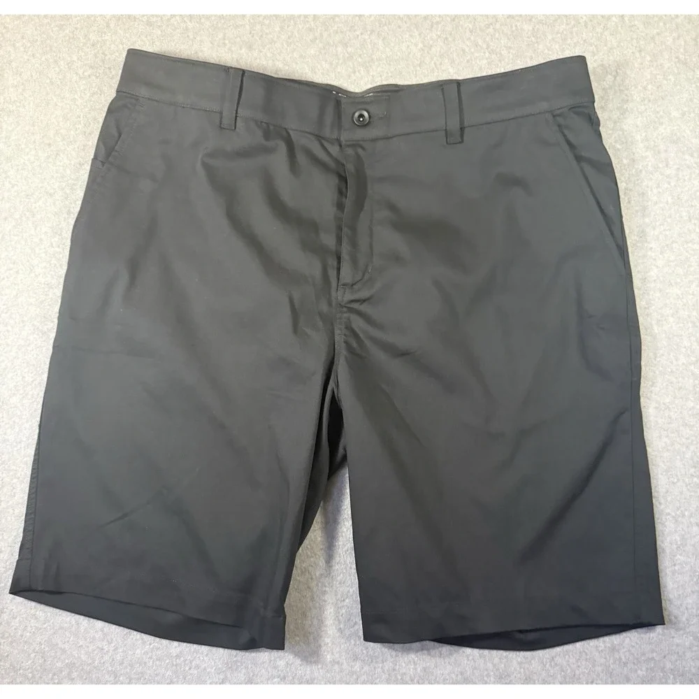 Nike Golf Dri-Fit Tour Performance Chino Shorts Black Size 38